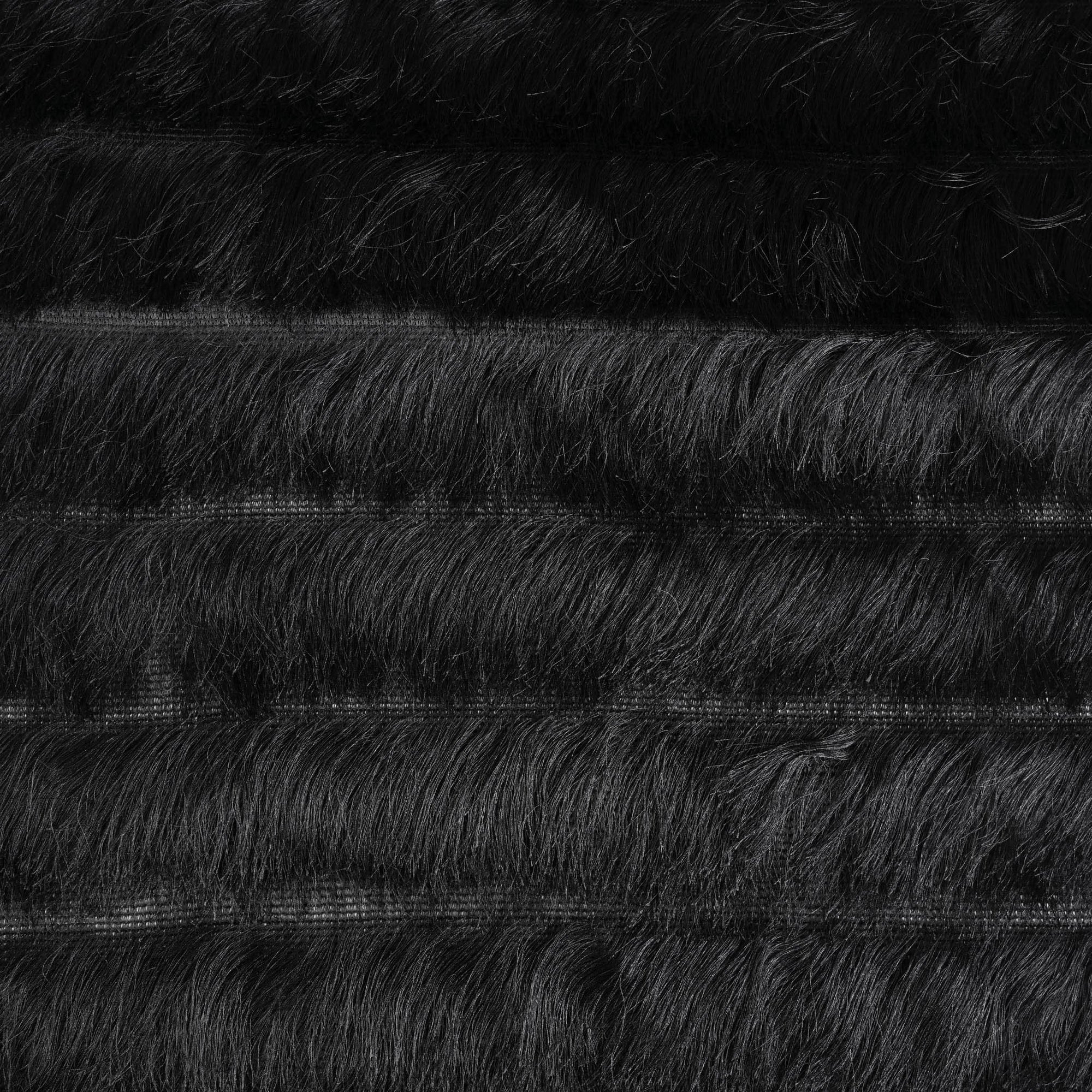 Black Fringe Fabric 3587