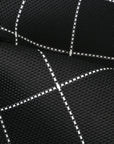 Black Grid Suiting Fabric 96880