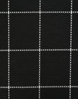 Black Grid Suiting Fabric 96880