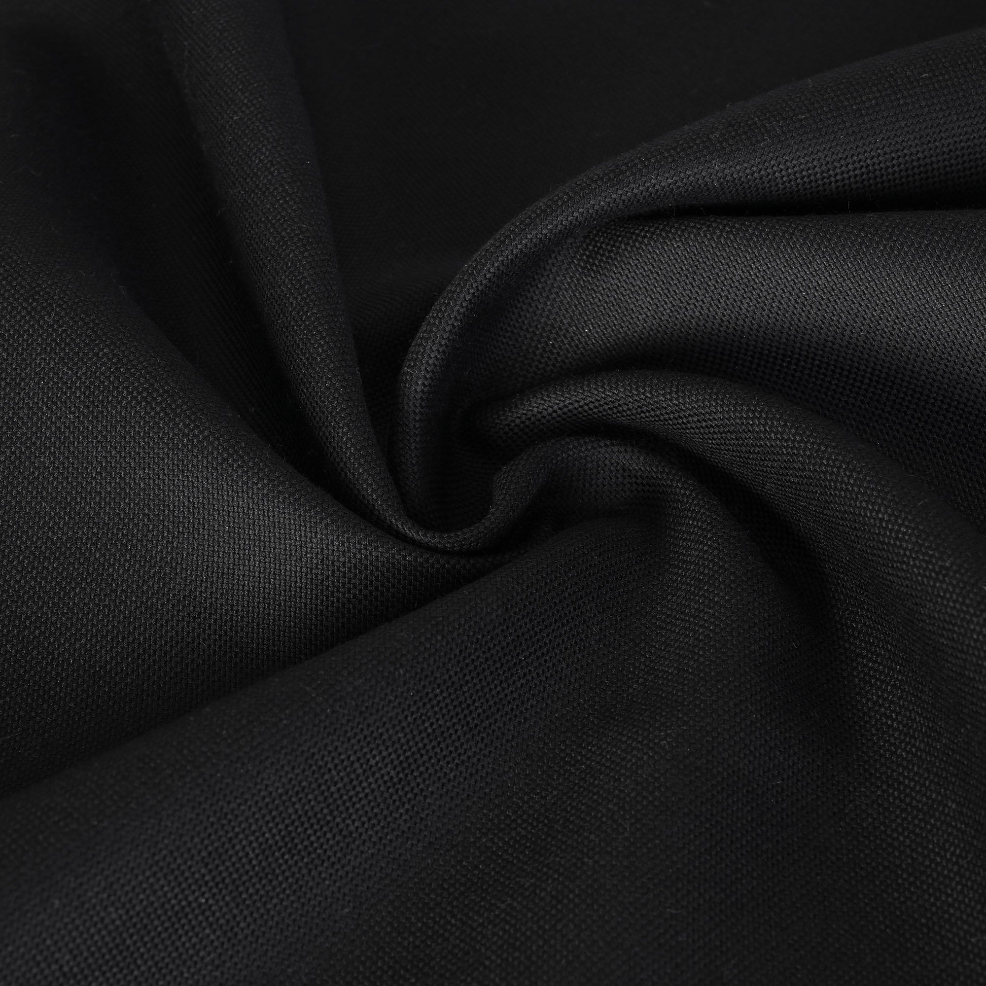 Black Heavy Canvas Fabric 7417