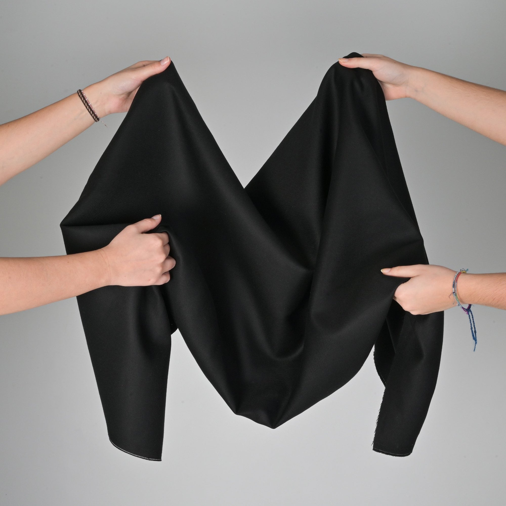 Black Heavy Canvas Fabric 7417