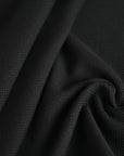 Black Honeycomb Tweed Fabric 95023