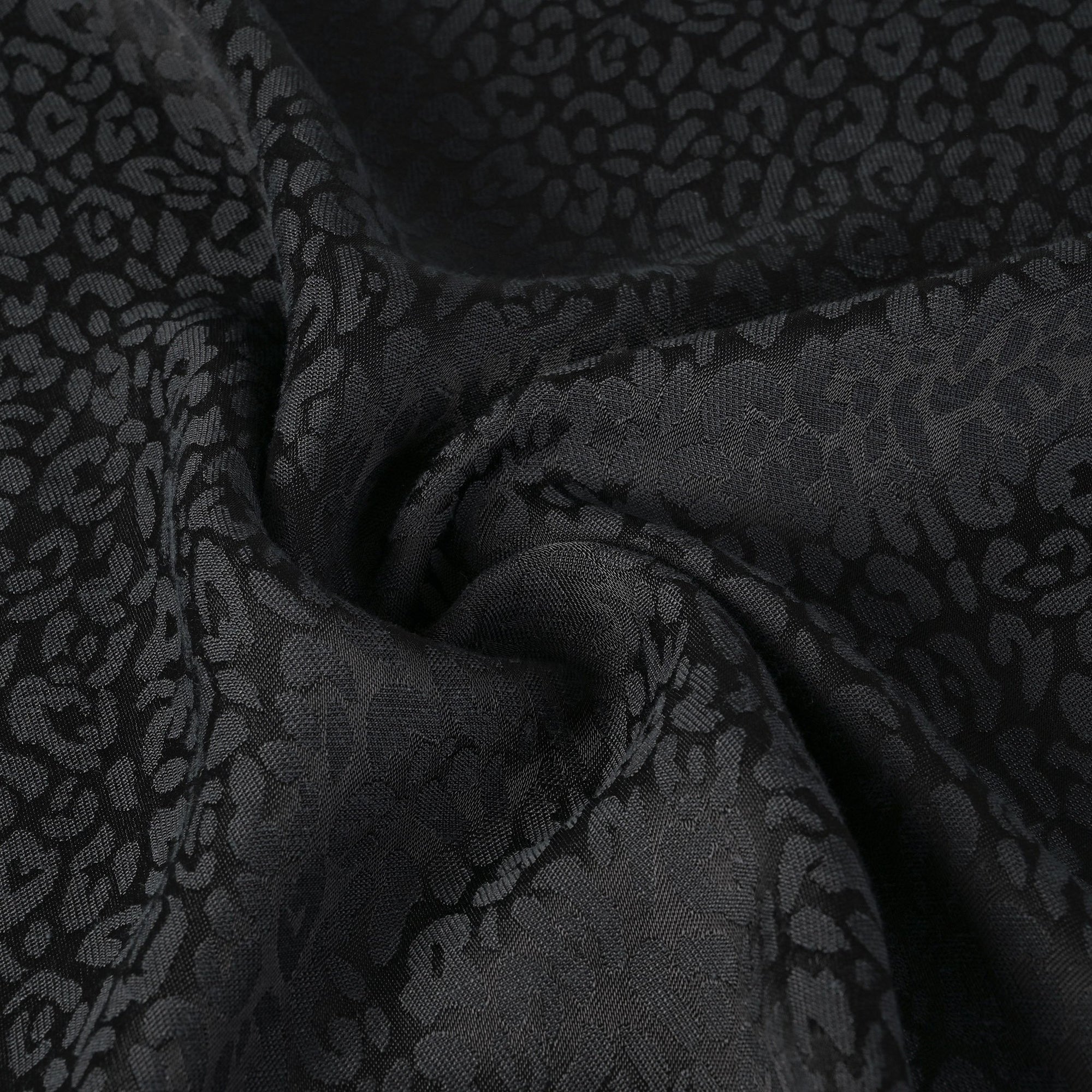 Black Jacquard Fabric 11133