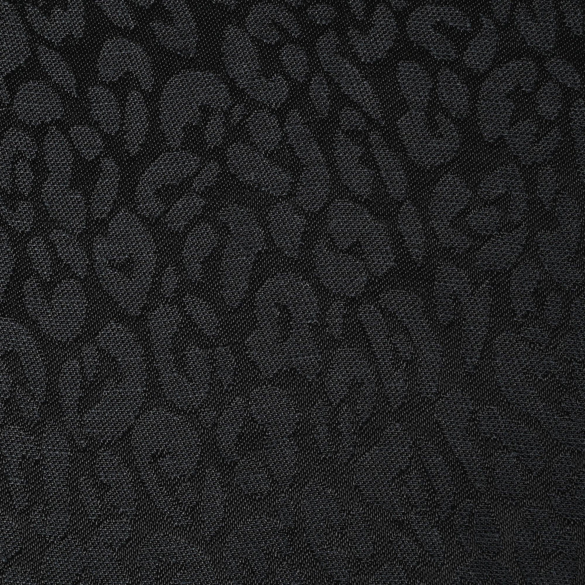 Black Jacquard Fabric 11133