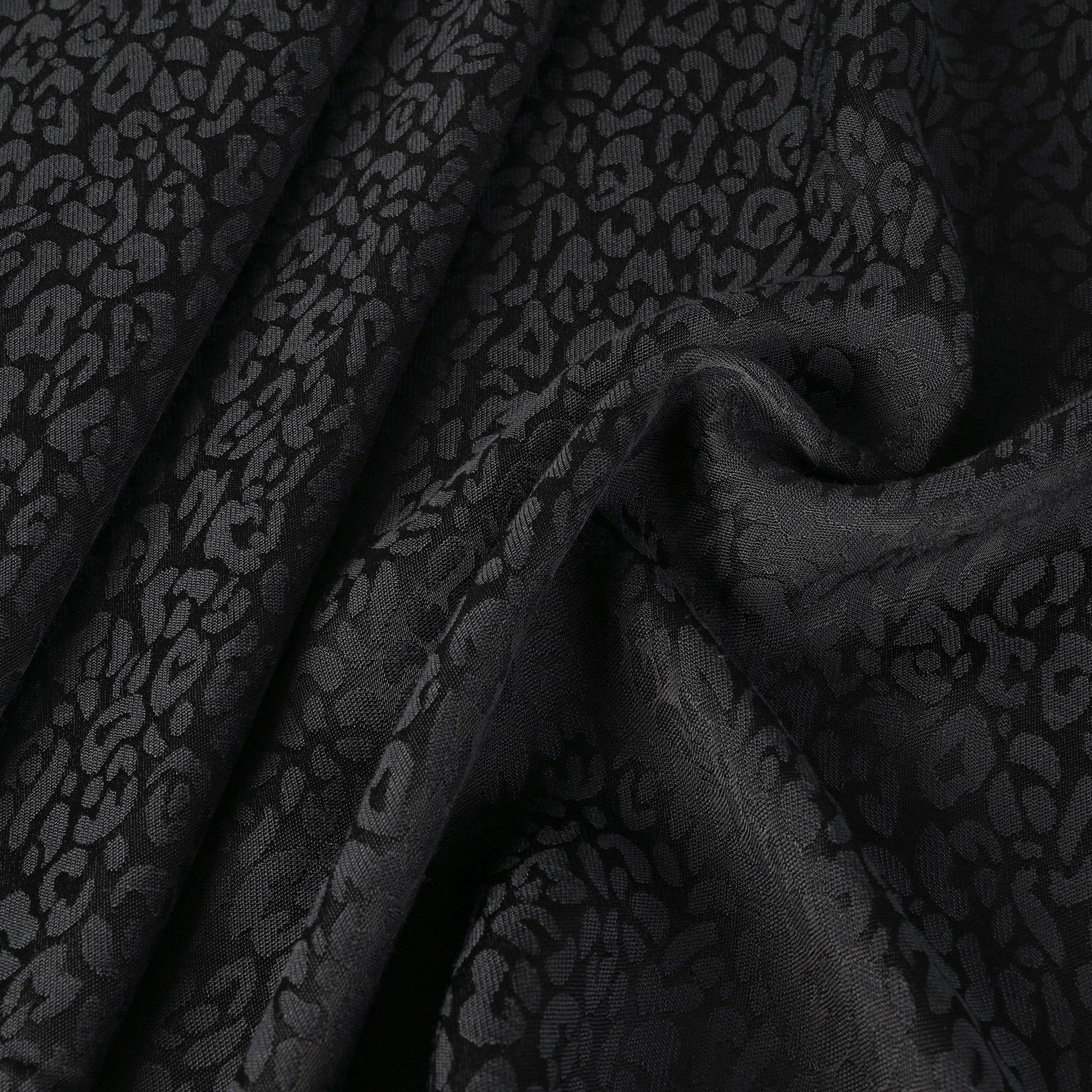Black Jacquard Fabric 11133