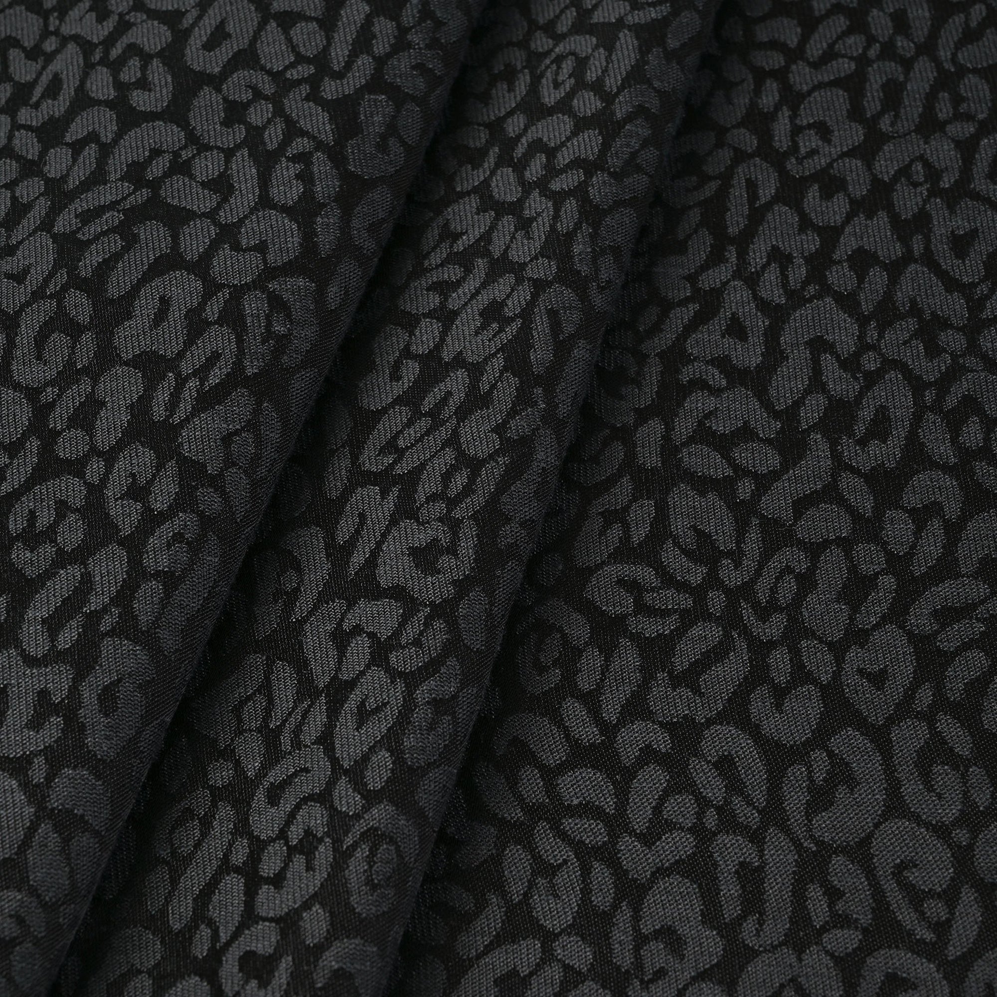 Black Jacquard Fabric 11133