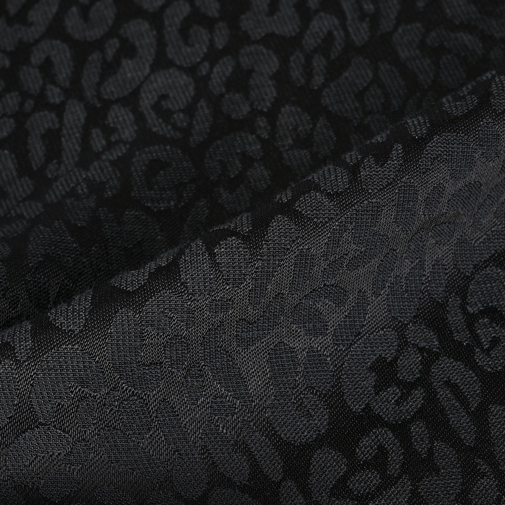 Black Jacquard Fabric 11133