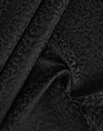 Black Jacquard Fabric 1528