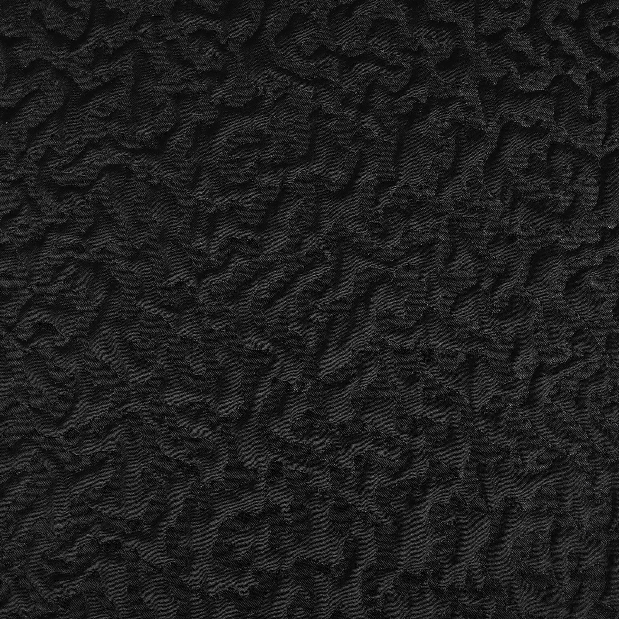 Black Jacquard Fabric 1528