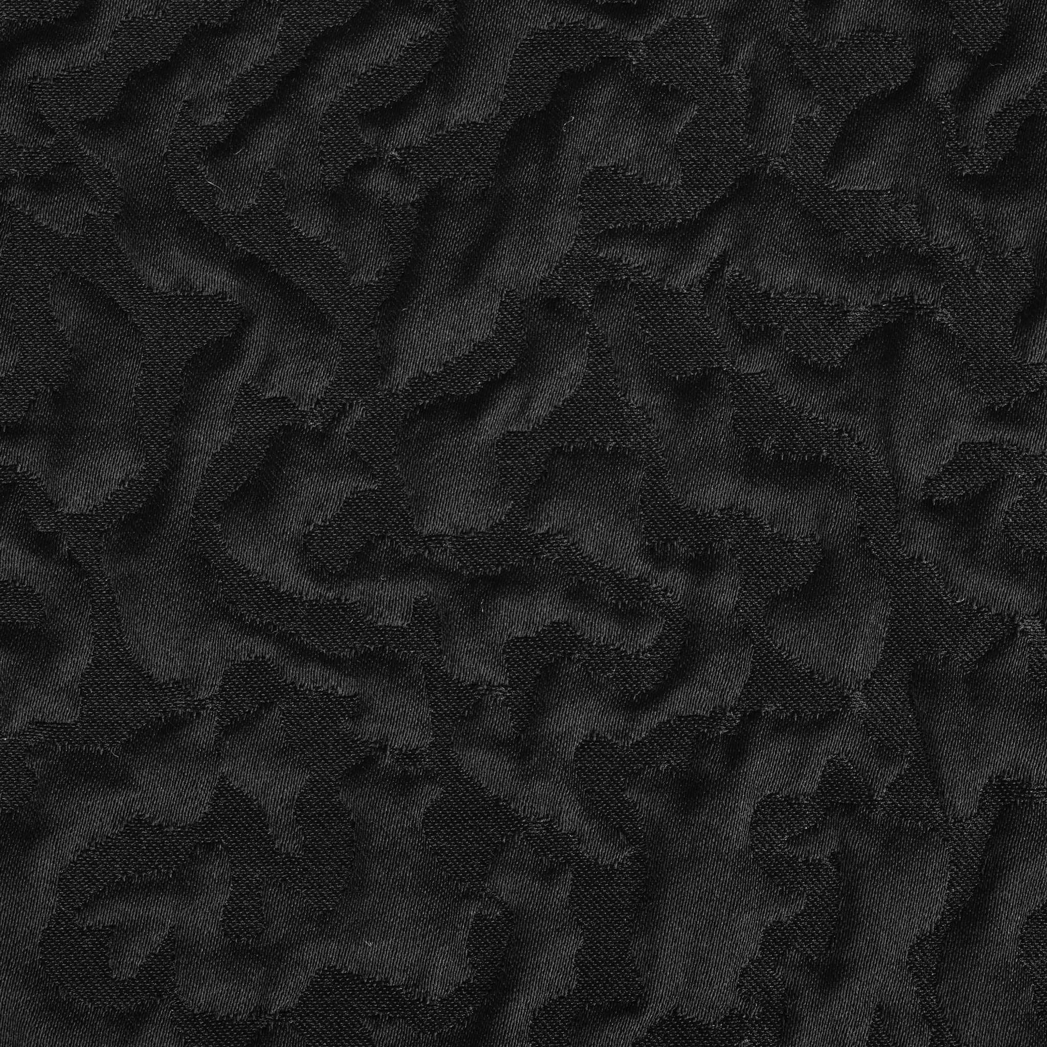 Black Jacquard Fabric 1528