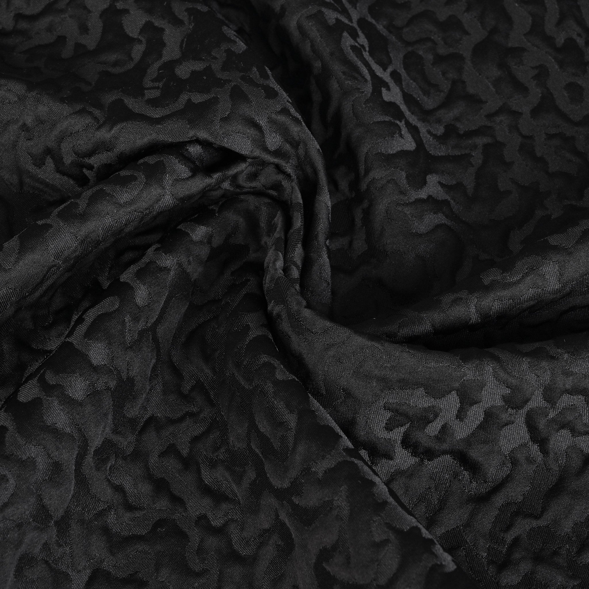 Black Jacquard Fabric 1528