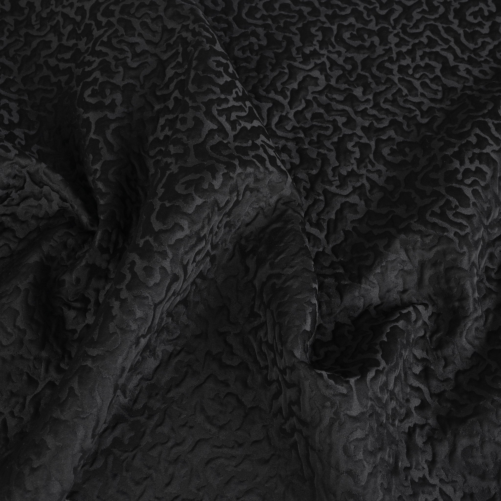 Black Jacquard Fabric 1528