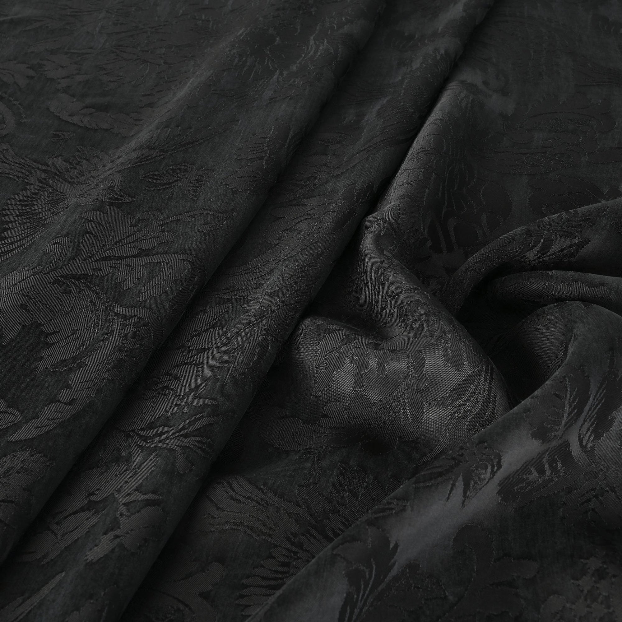 Black Jacquard Fabric 8223