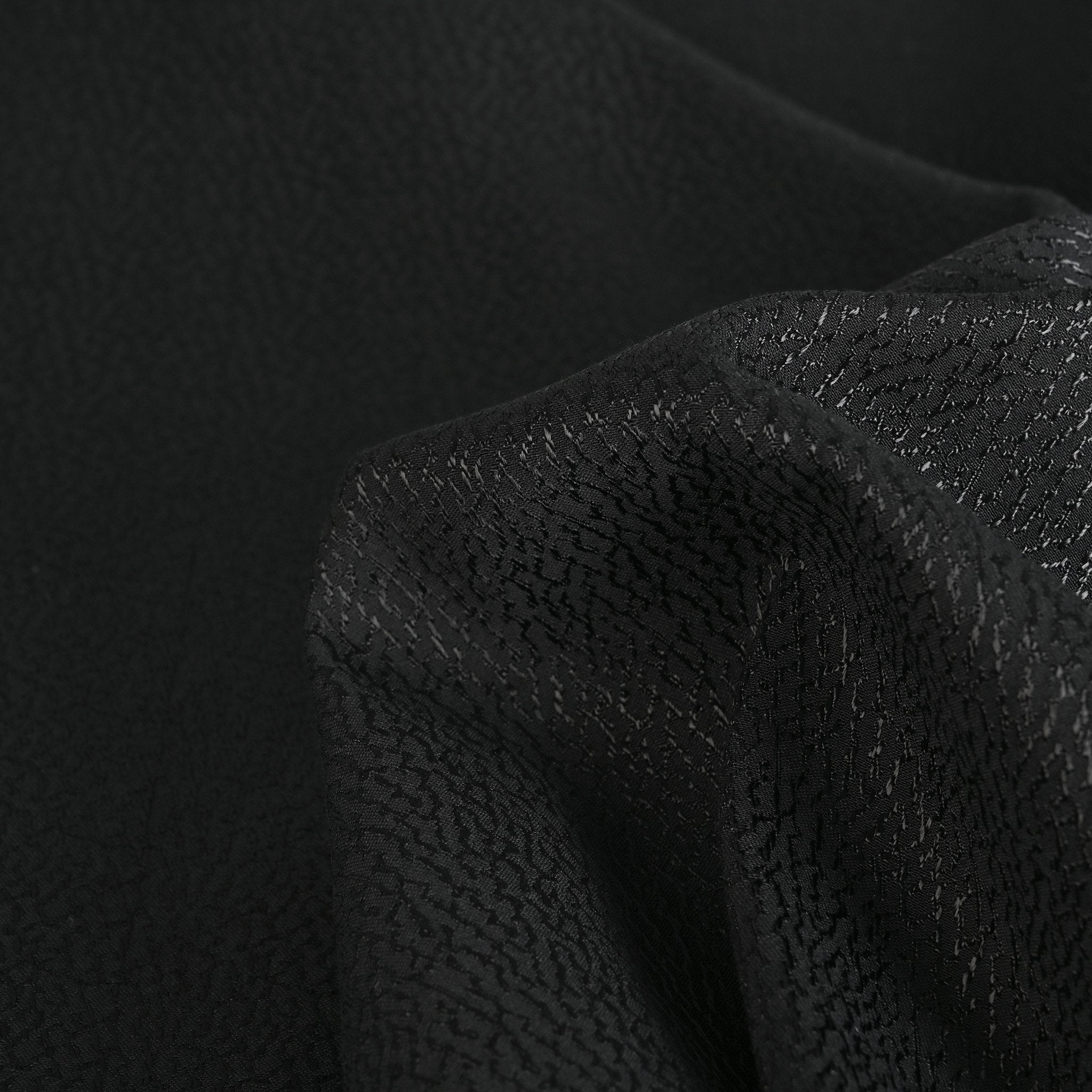 Black Jacquard Fabric 95327