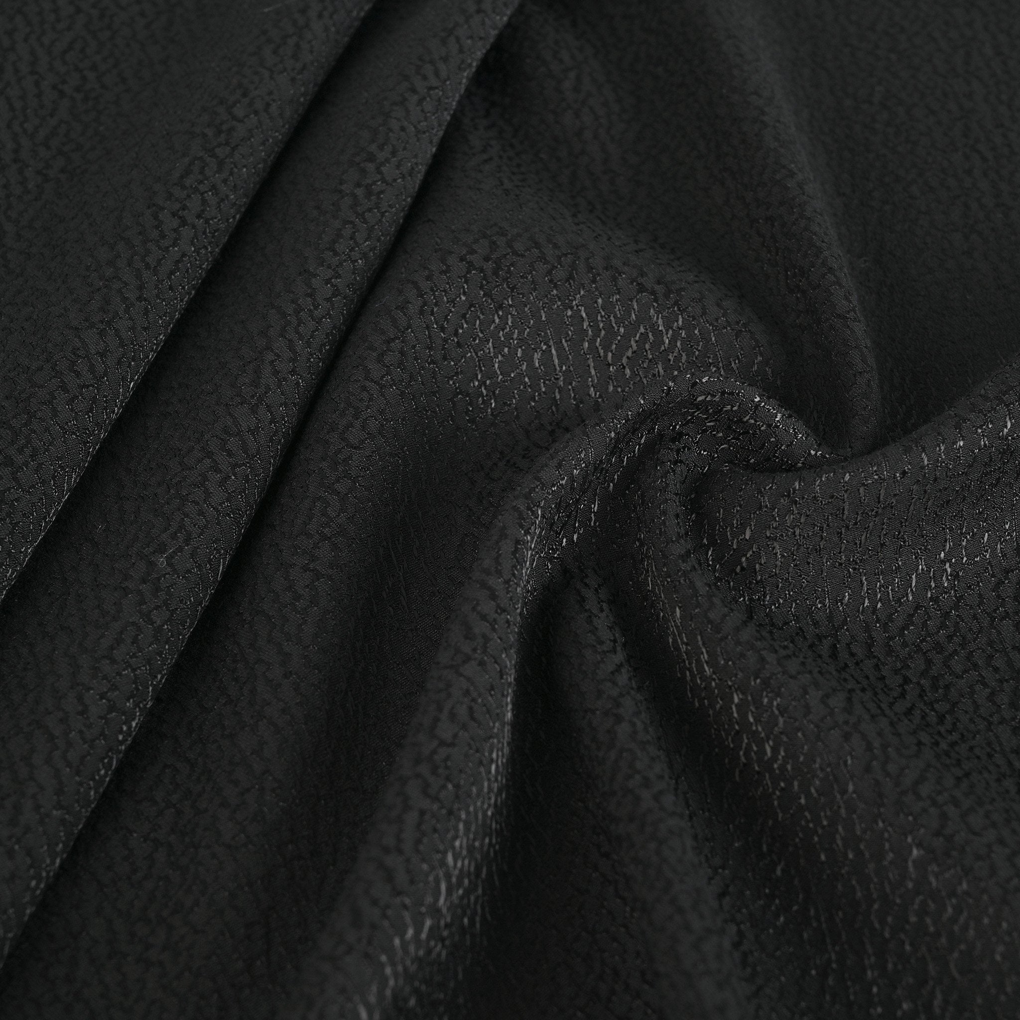 Black Jacquard Fabric 95327