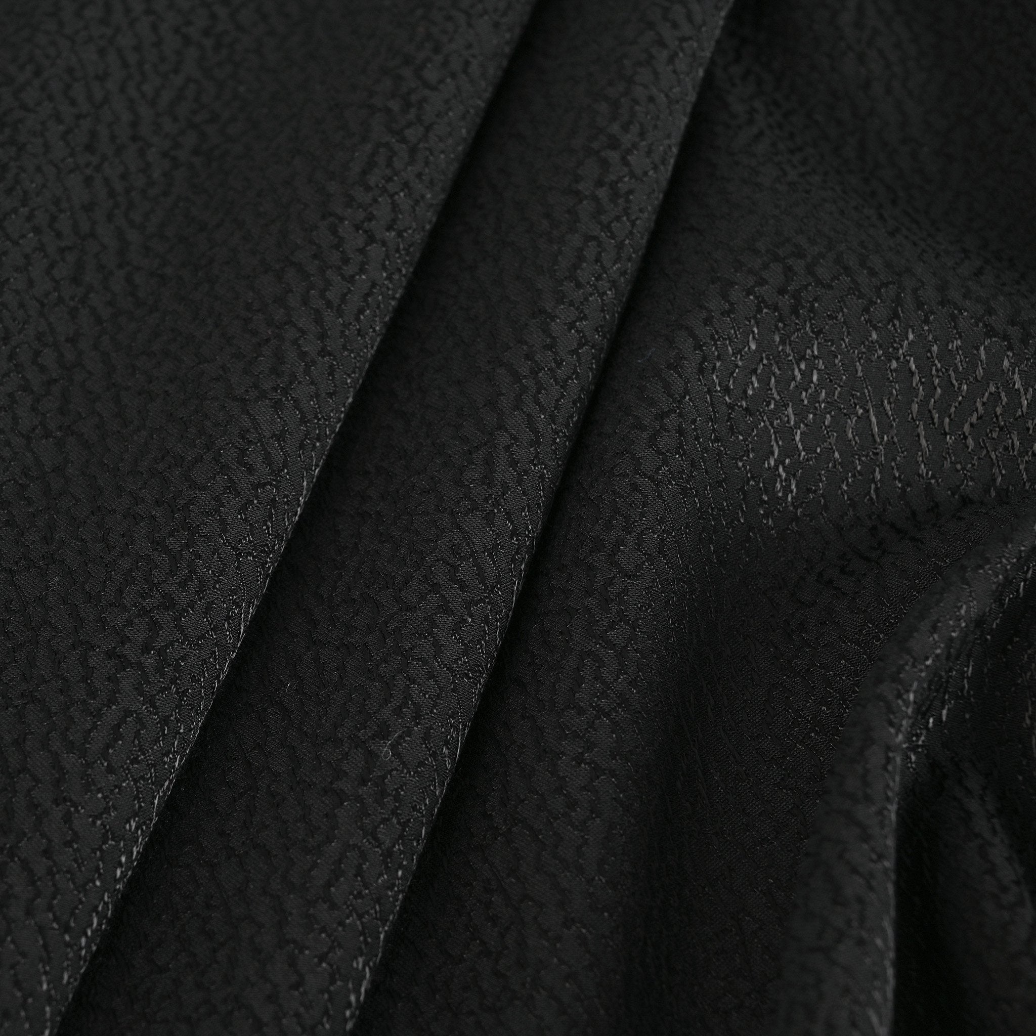 Black Jacquard Fabric 95327