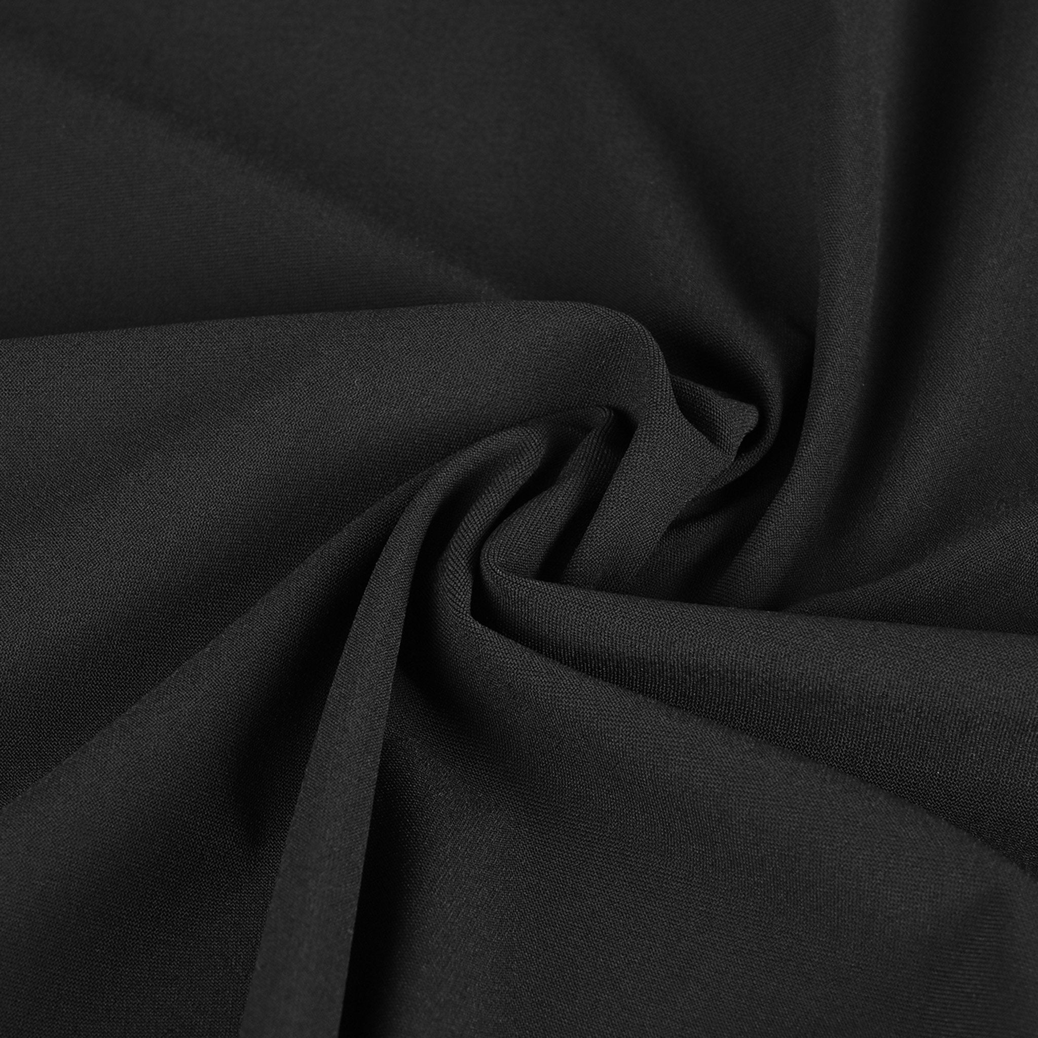 Black Jersey Fabric 373