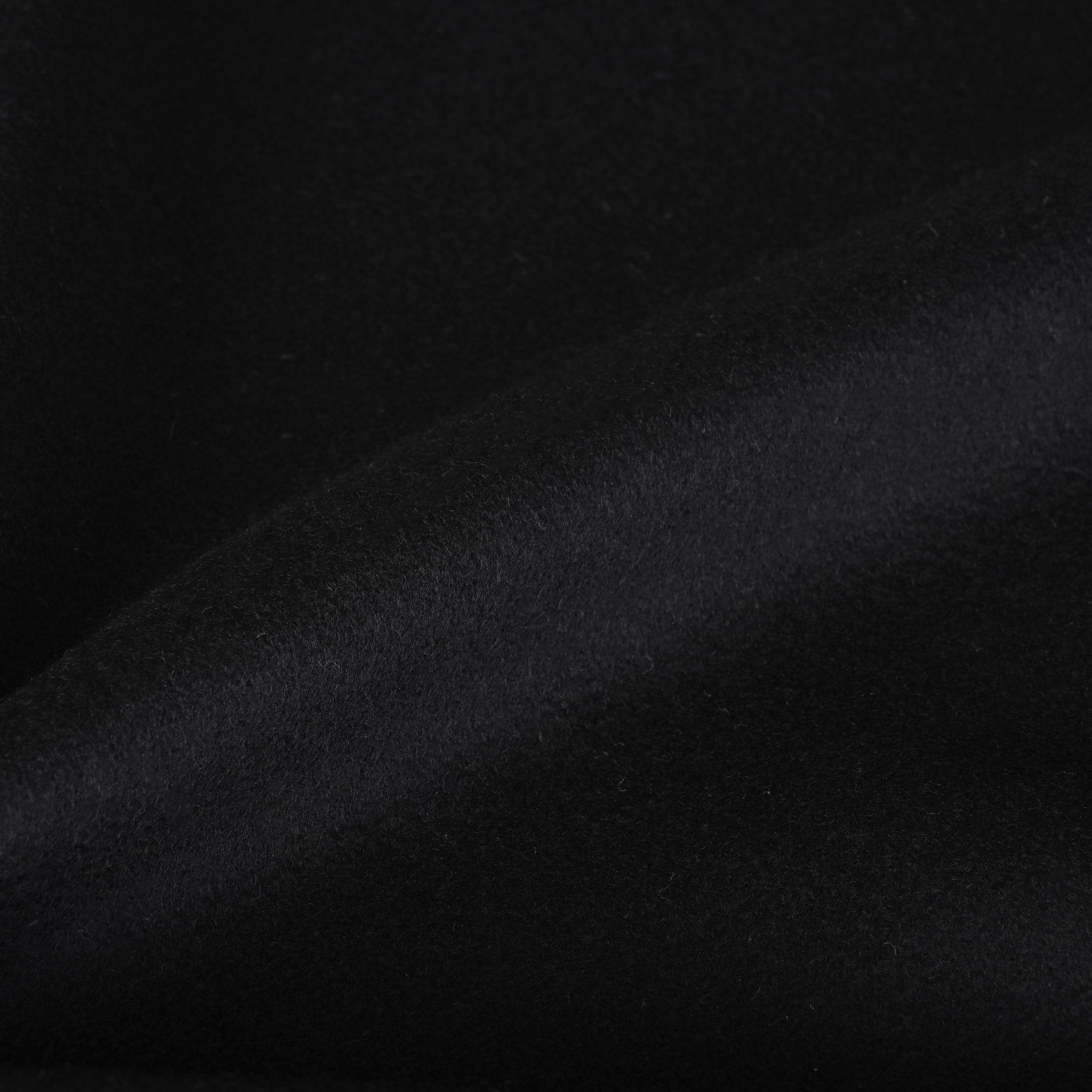 Black Melton Coating Fabric 10667