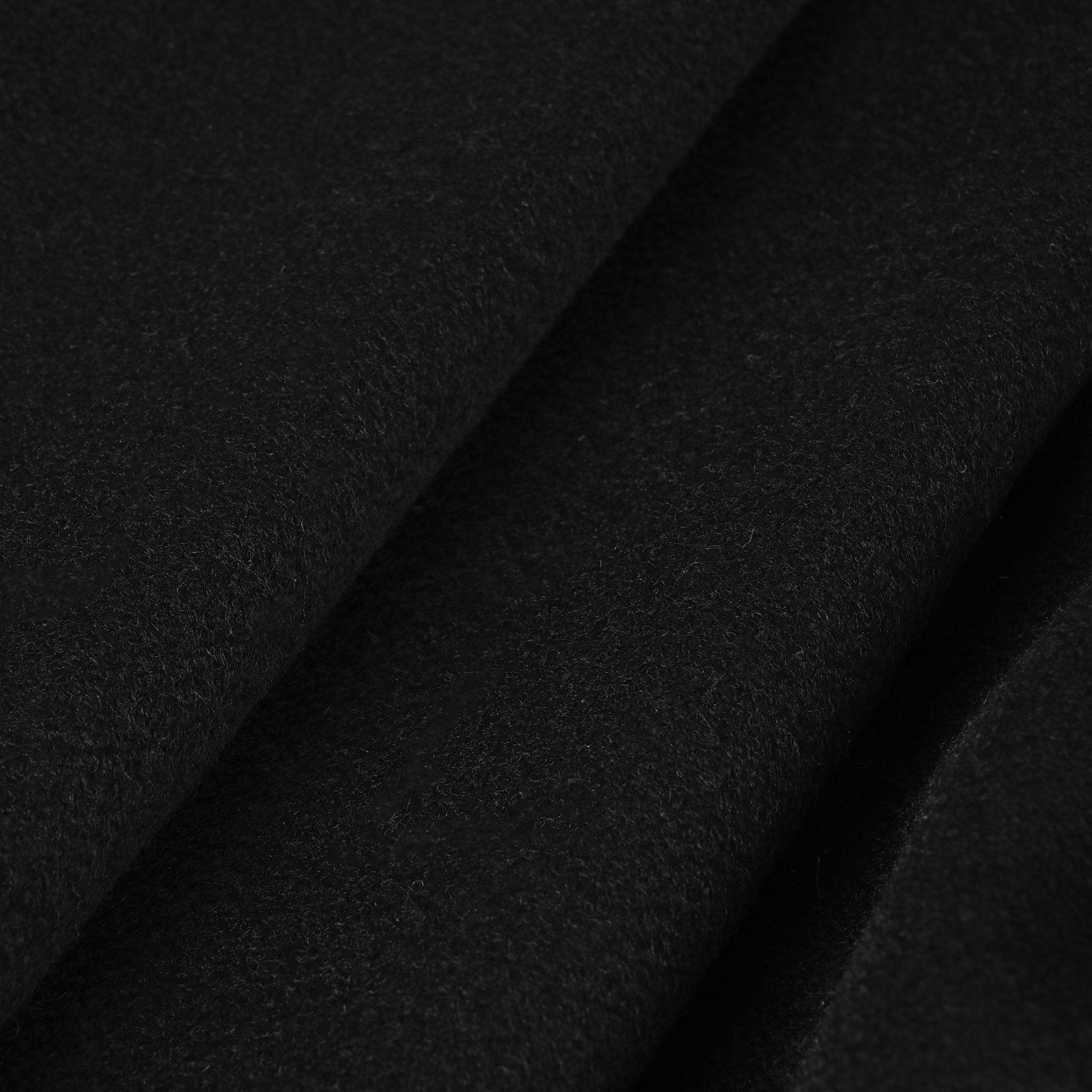Black Melton Coating Fabric 10667