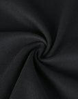 Black Melton Coating Fabric 1241