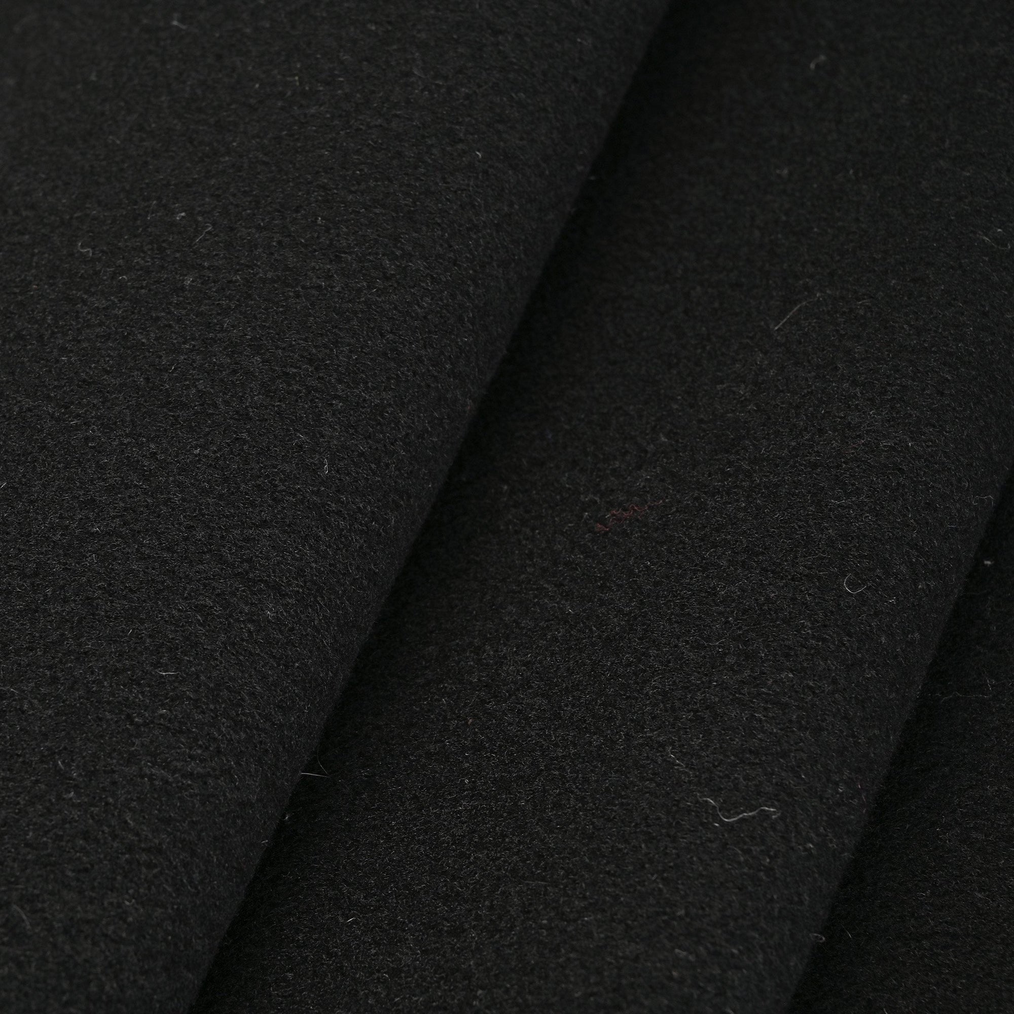Black Melton Coating Fabric 1596