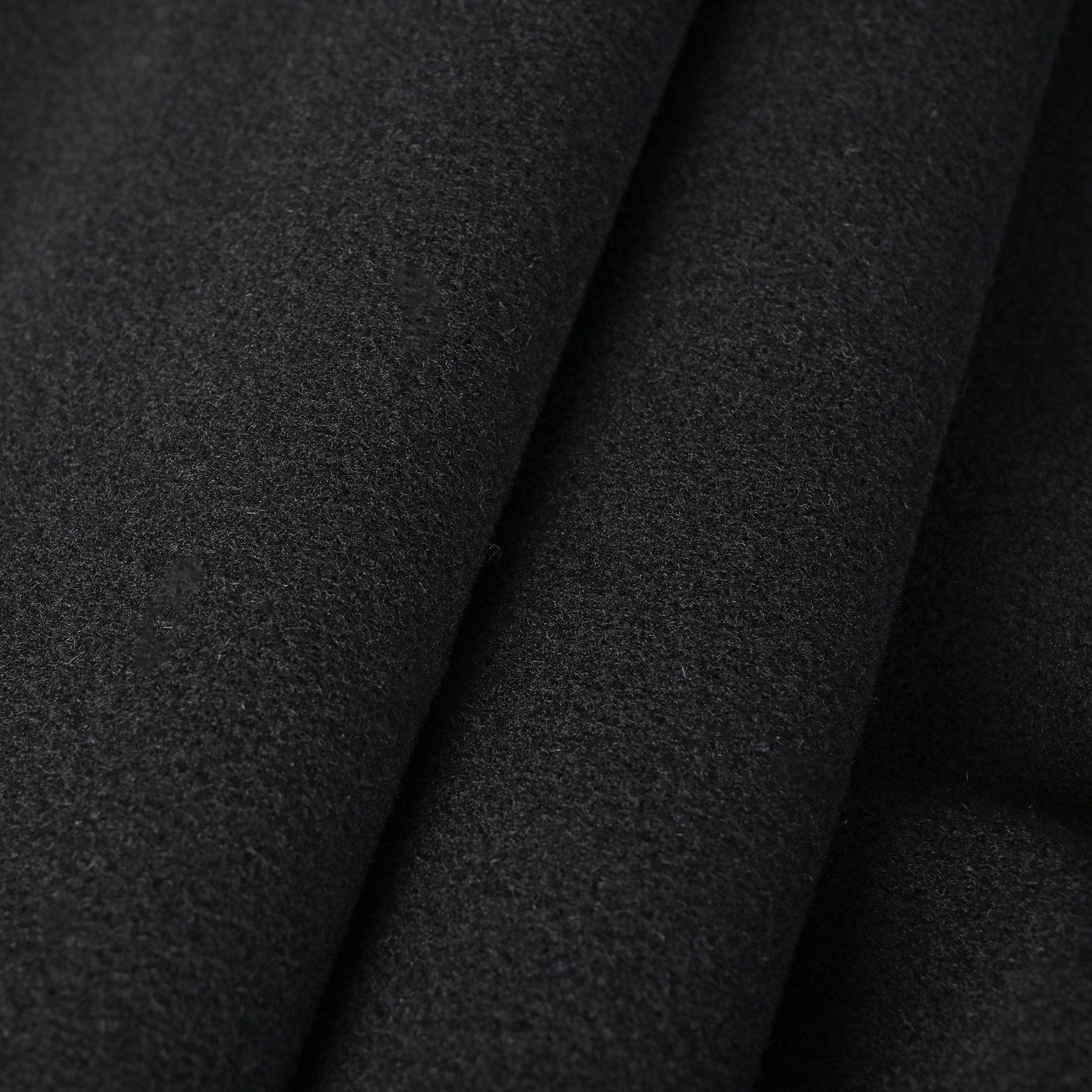 Black Melton Coating Fabric 95429