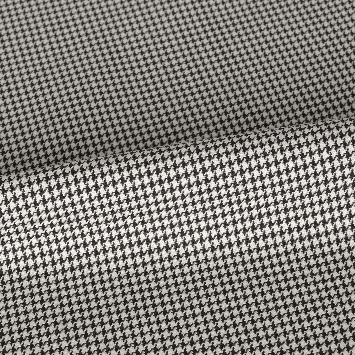 Black Pied de Poule Suiting Fabric 3787