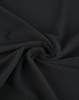 Black Polar Fleece Fabric 918