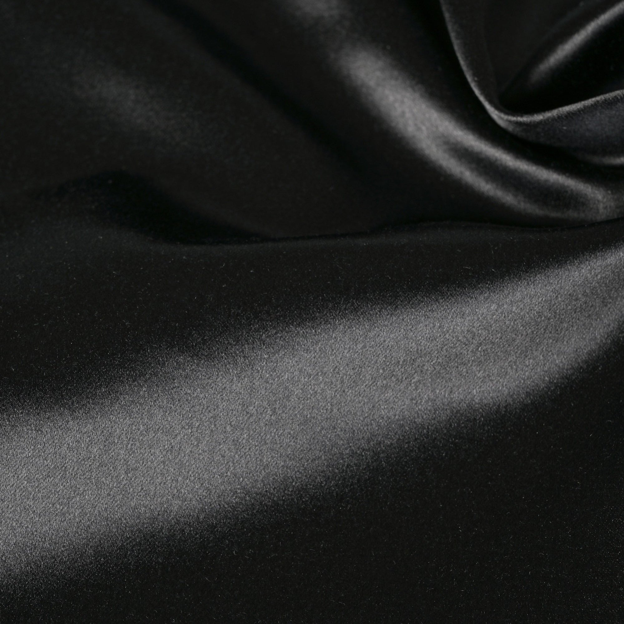 Black Satin Fabric 4517