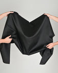 Black Satin Fabric 95343