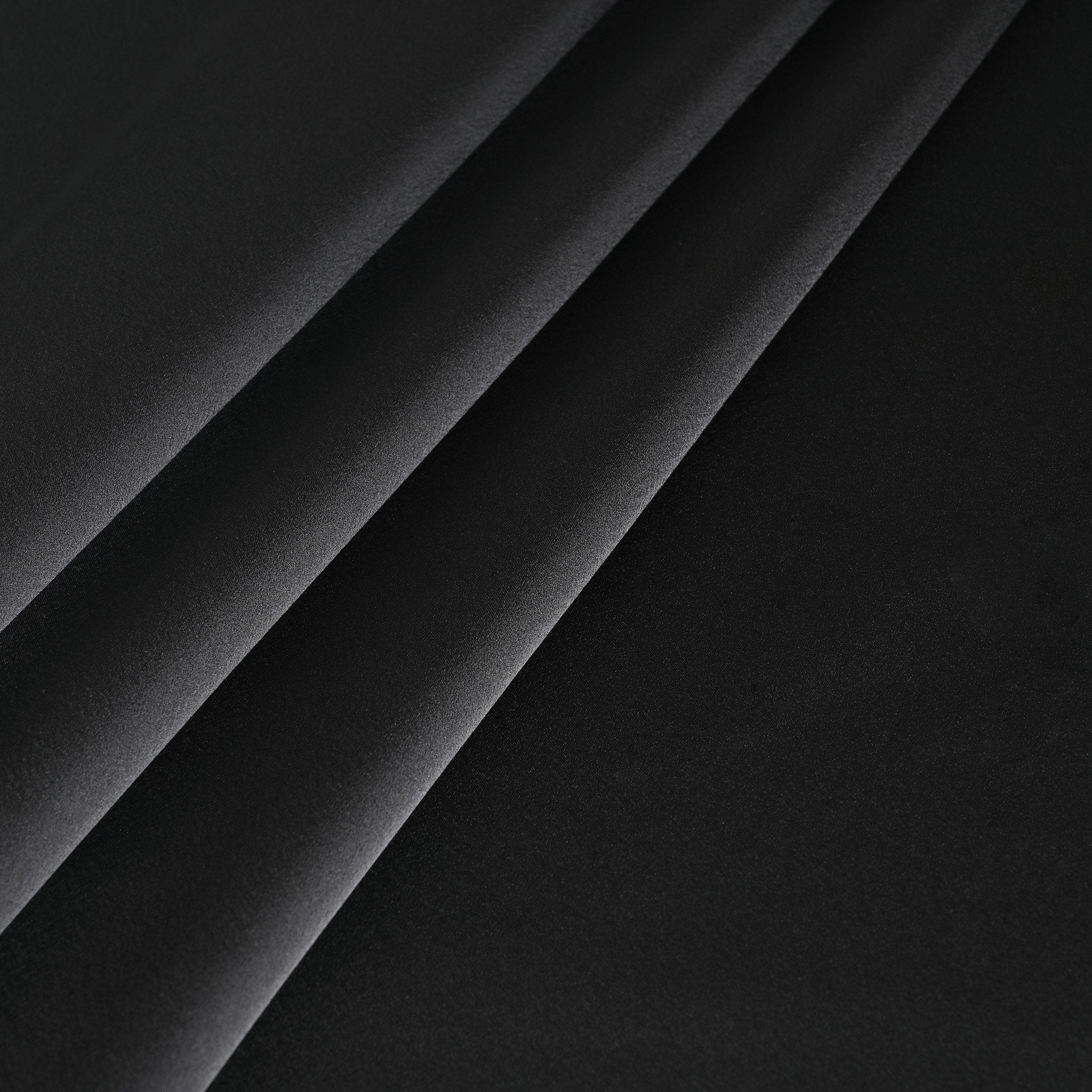 Black Satin Fabric 95343