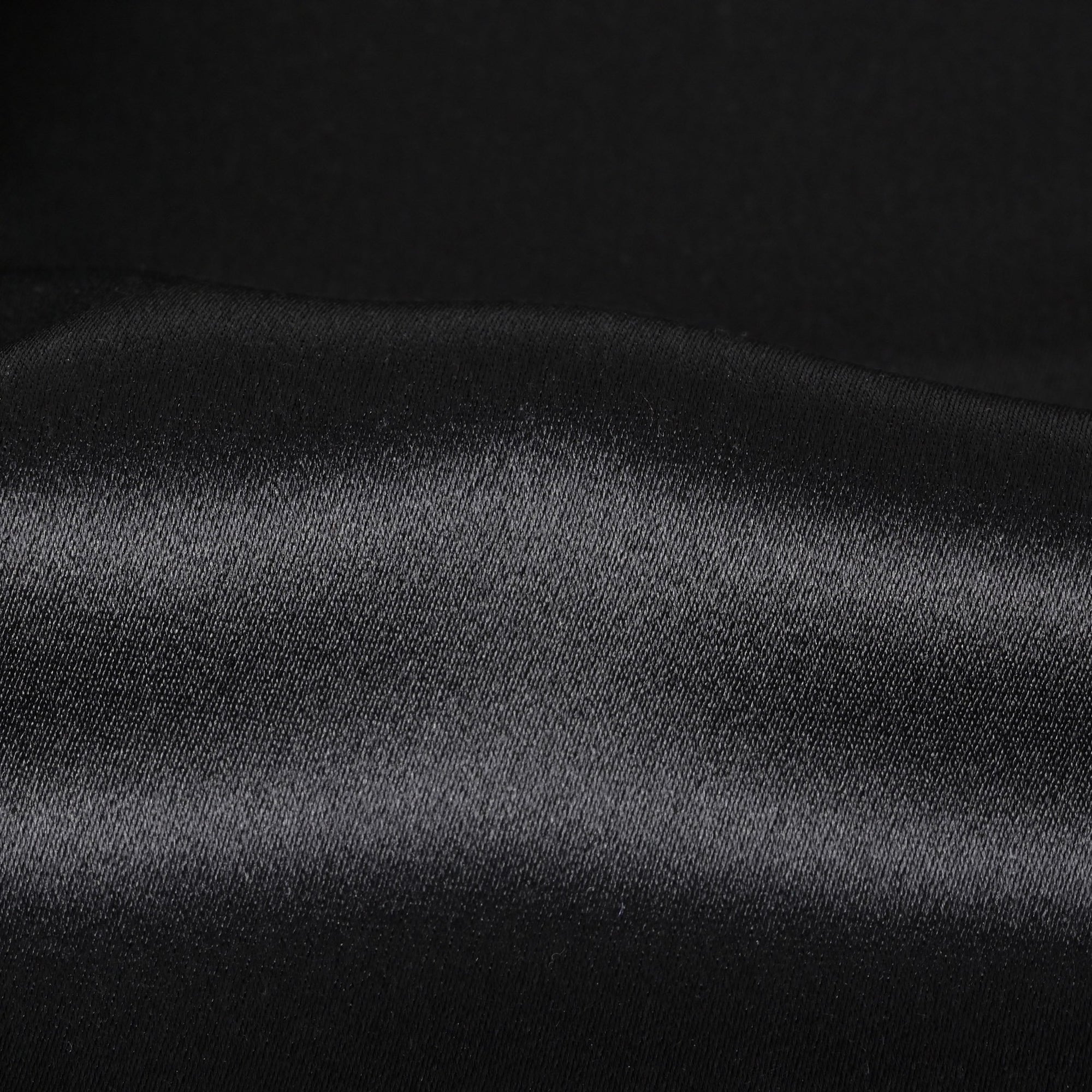 Black Satin Fabric 98786