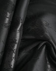 Black Shiny Jacquard 3189