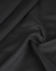 Black Silk Twill Fabric 95342