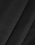 Black Silk Twill Fabric 95342