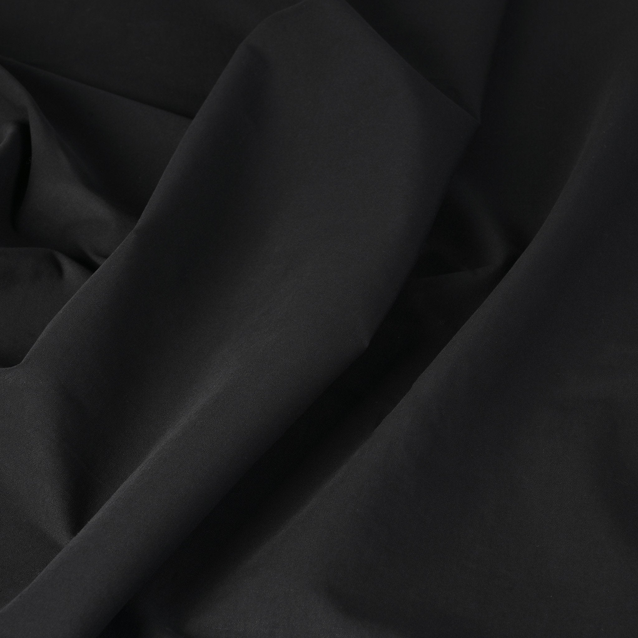 Black Stretchy Cotton Fabric 2238