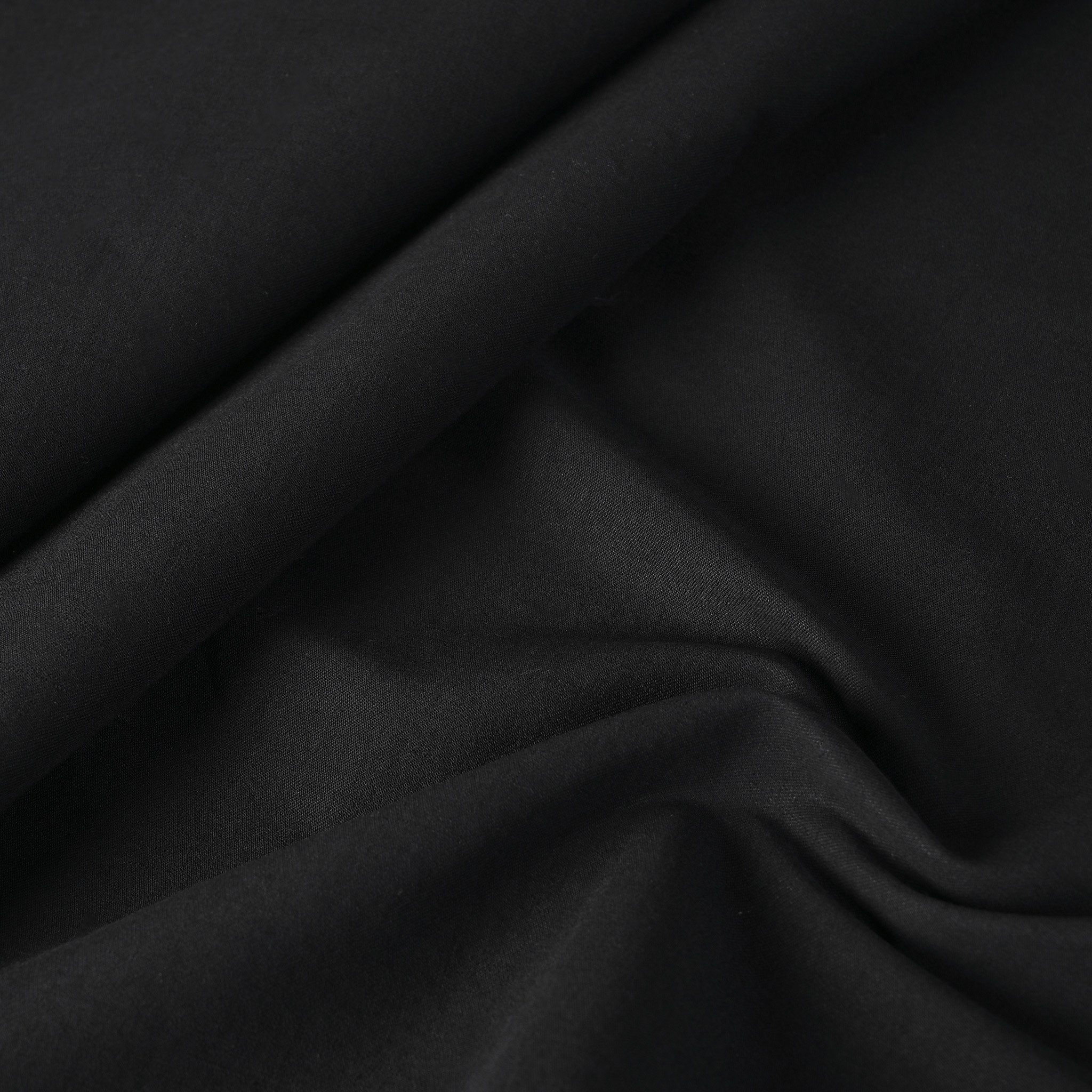 Black Stretchy Cotton Fabric 2238