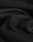 Black Stretchy Flannel Fabric 95106