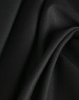 Black Stretchy Flannel Fabric 95106