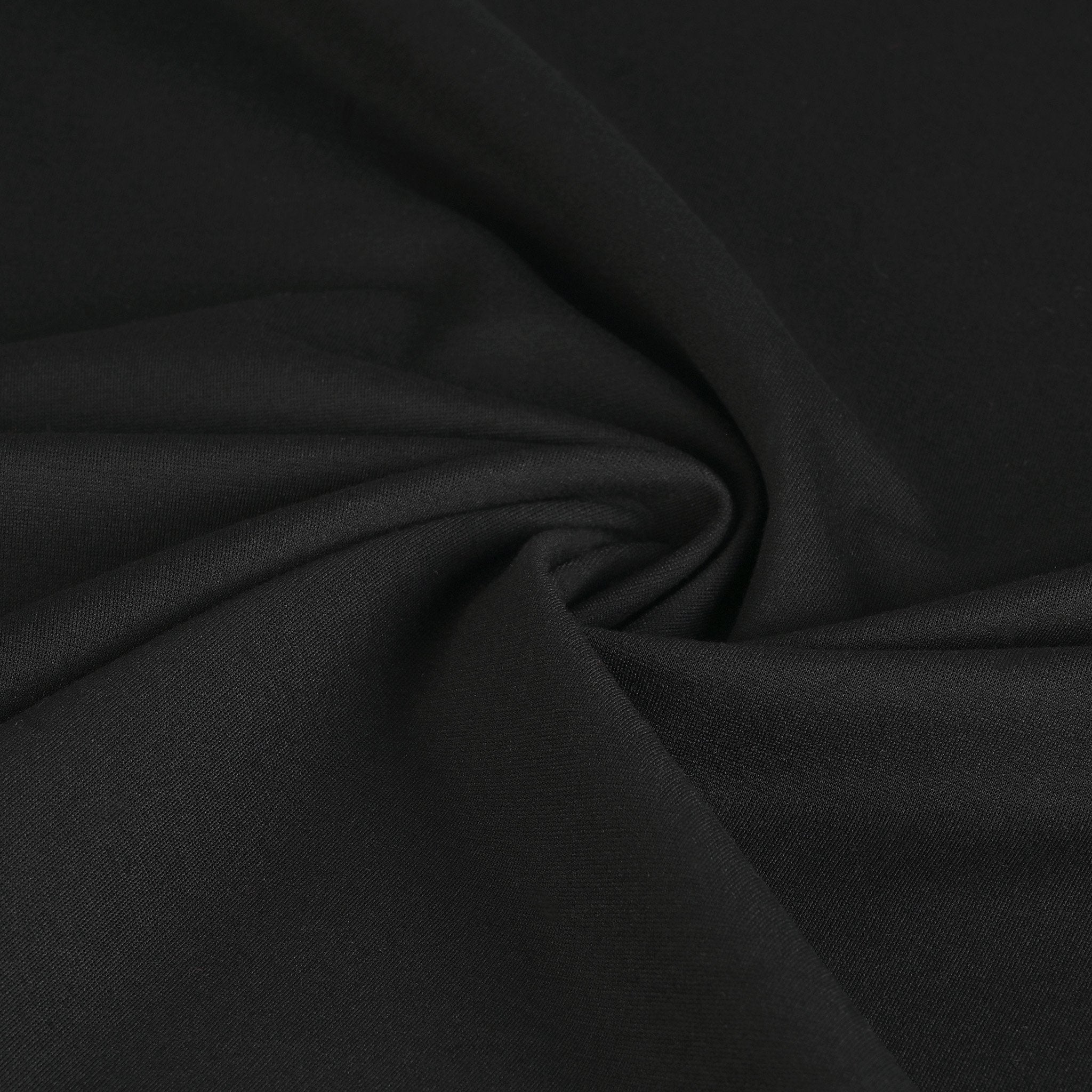 Black Stretchy Jersey Fabric 95277