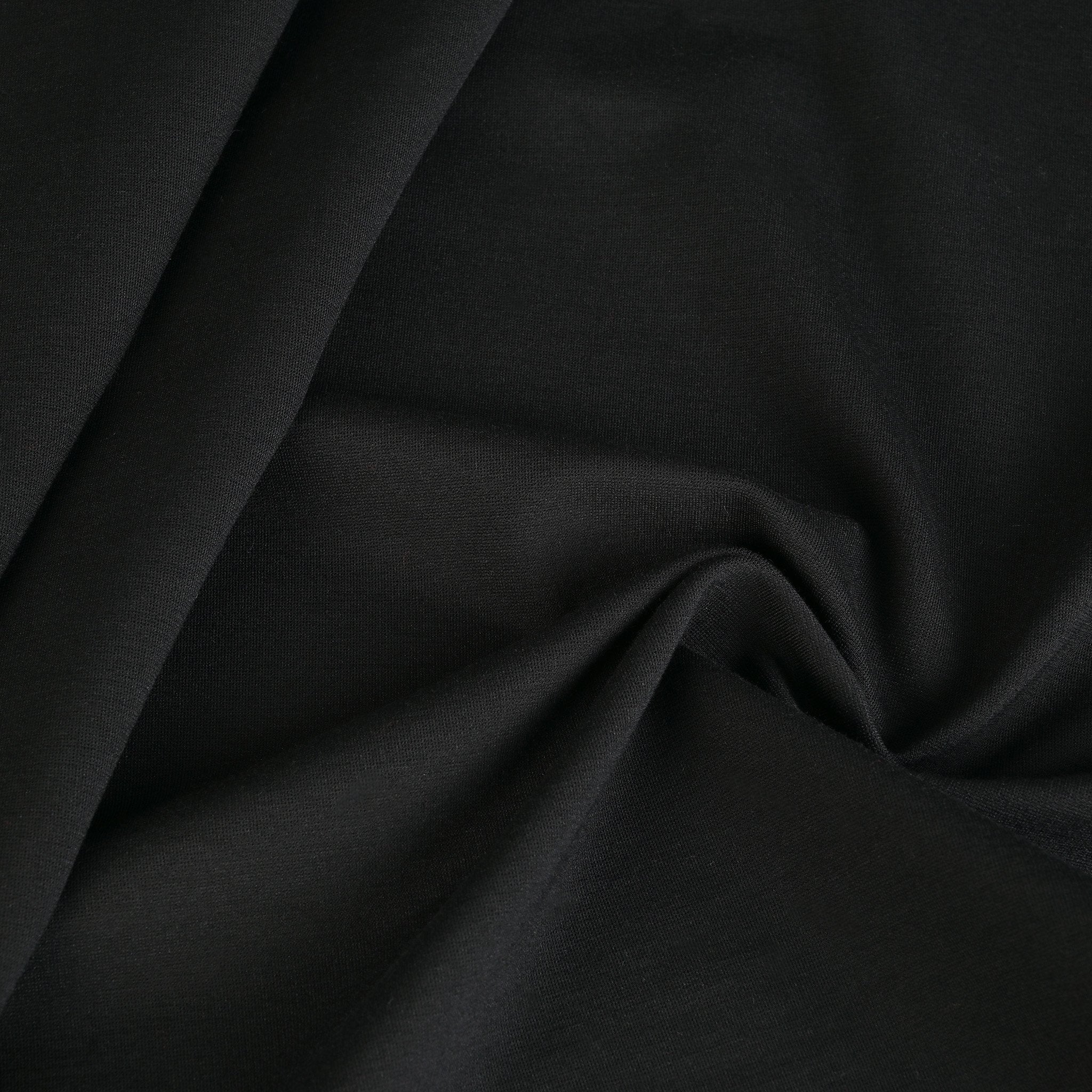 Black Stretchy Jersey Fabric 95277