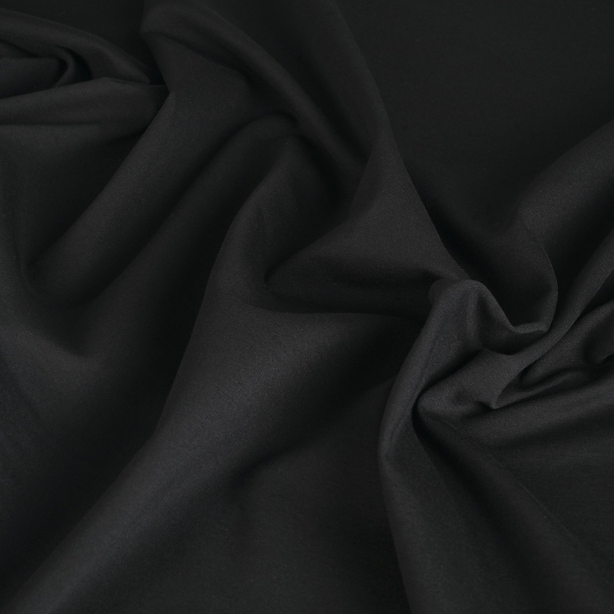 Black Stretchy Jersey Fabric 95277