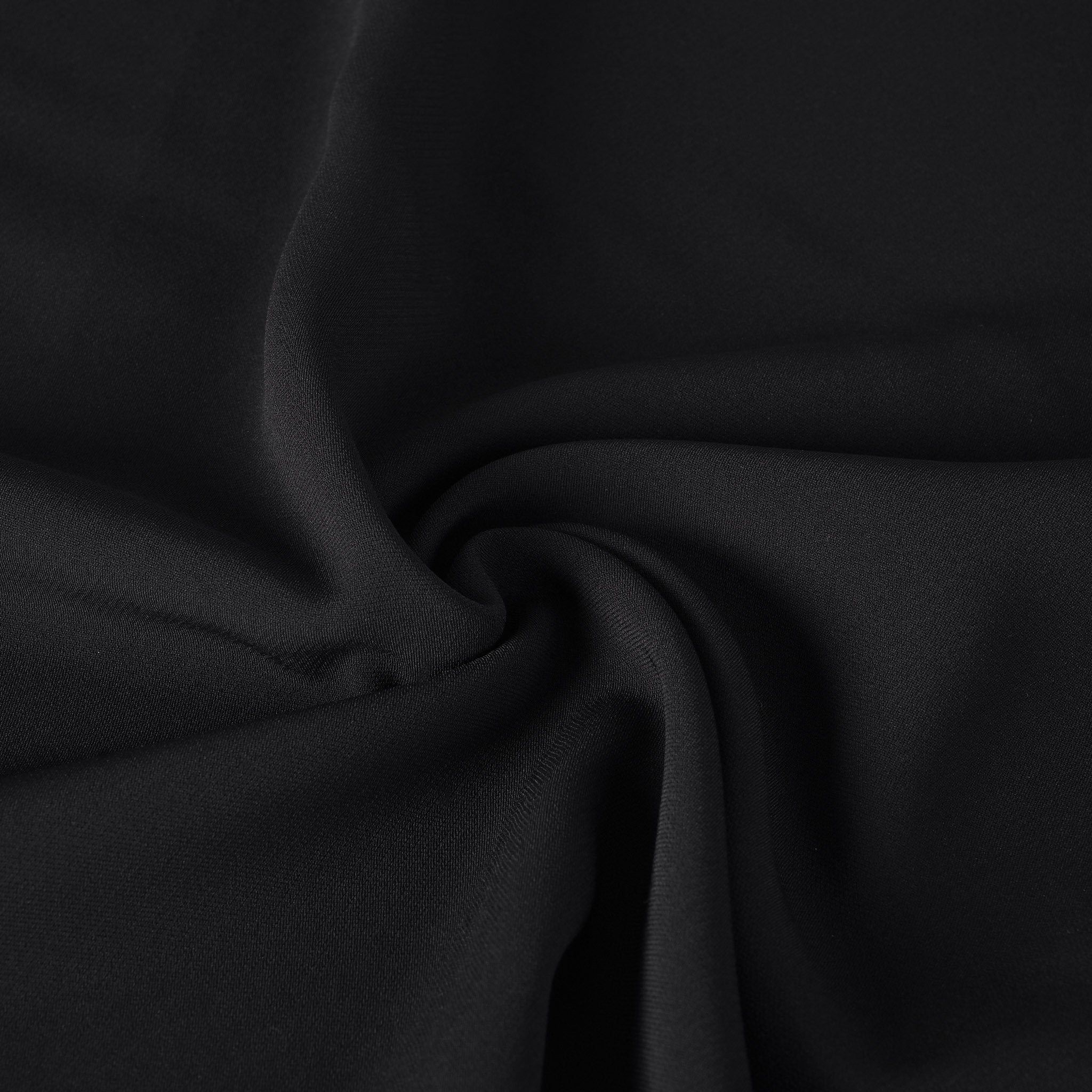 Black Stretchy Suiting Fabric 12042