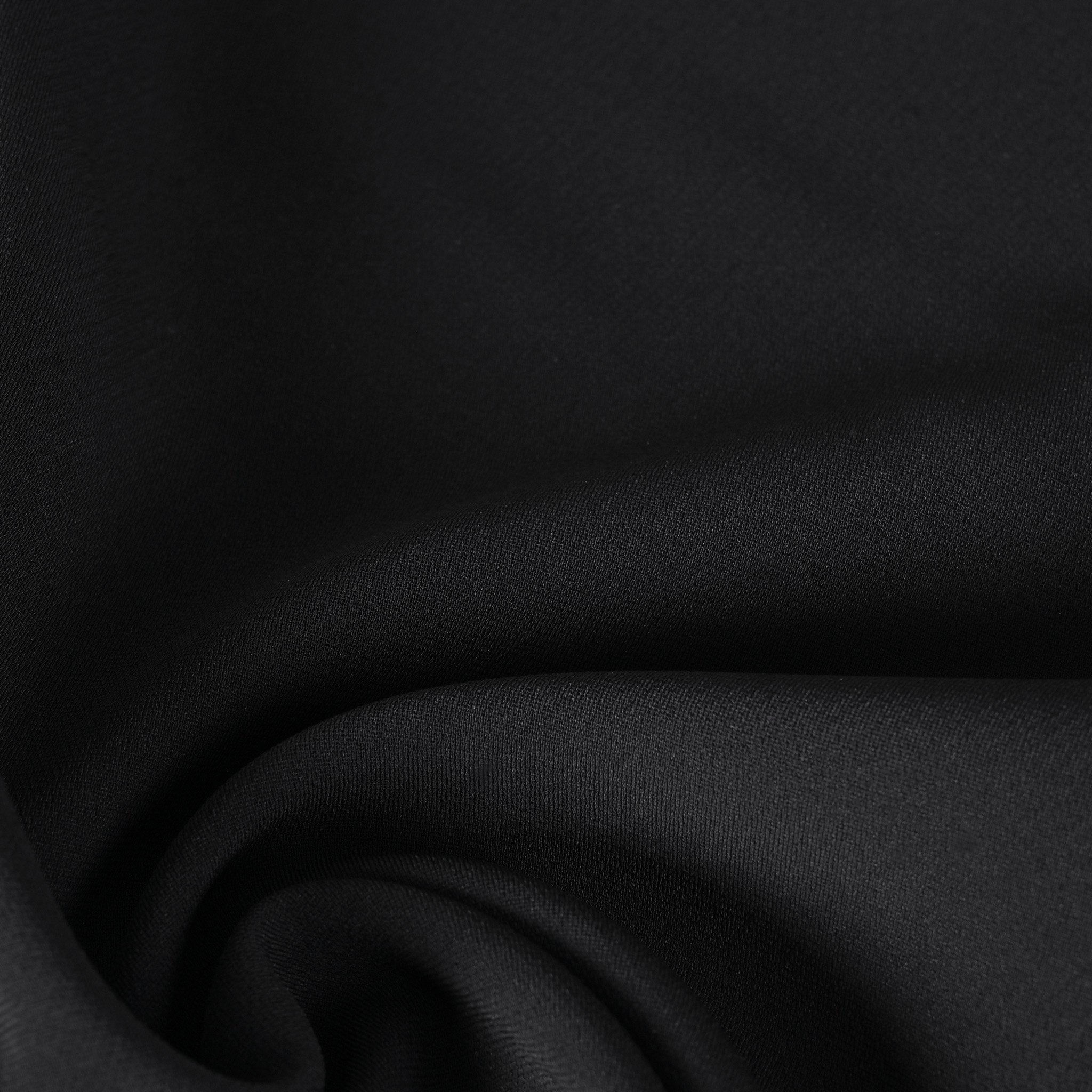 Black Stretchy Suiting Fabric 12042