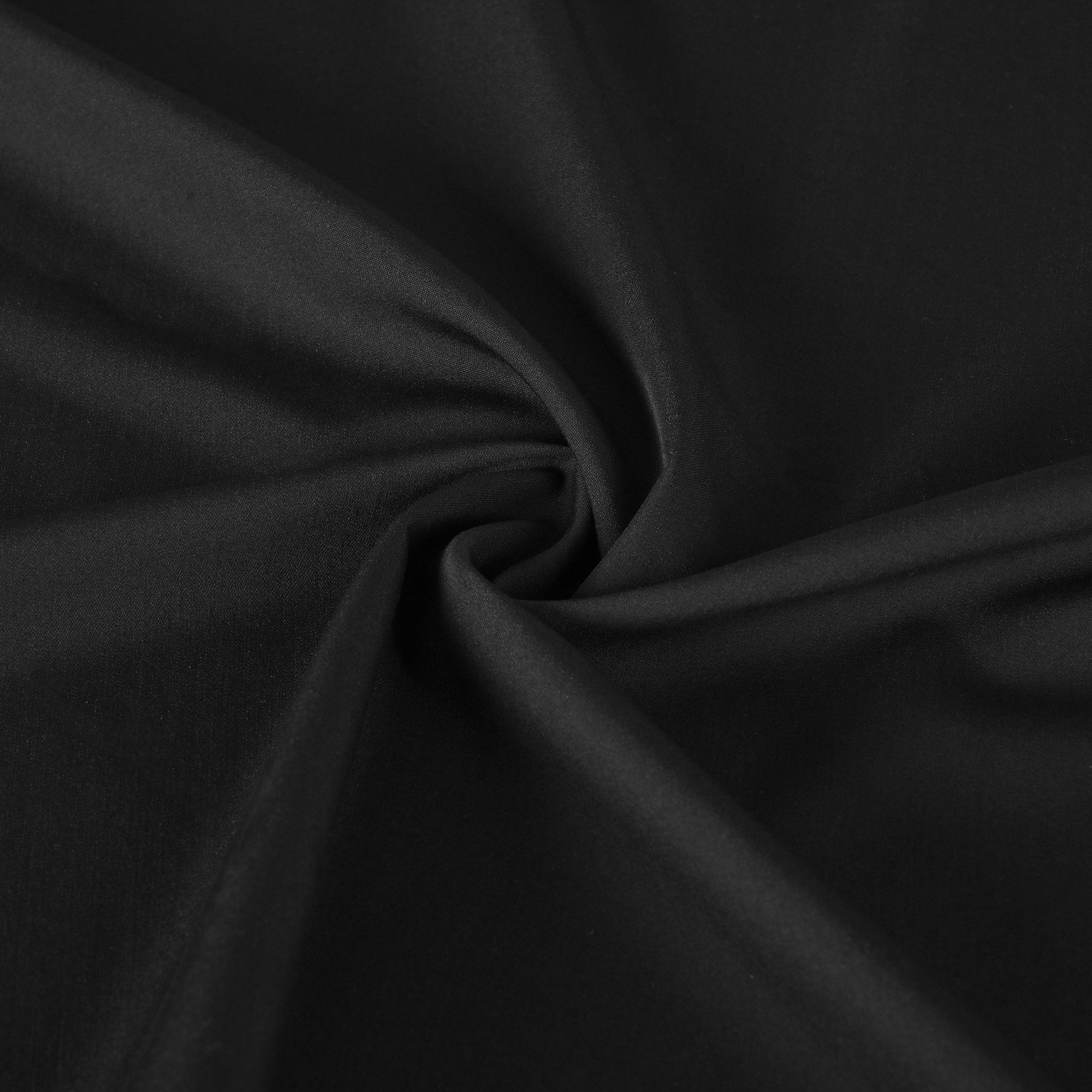 Black Stretchy Suiting Fabric 12045