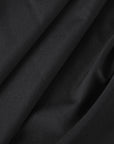 Black Stretchy Suiting Fabric 12045