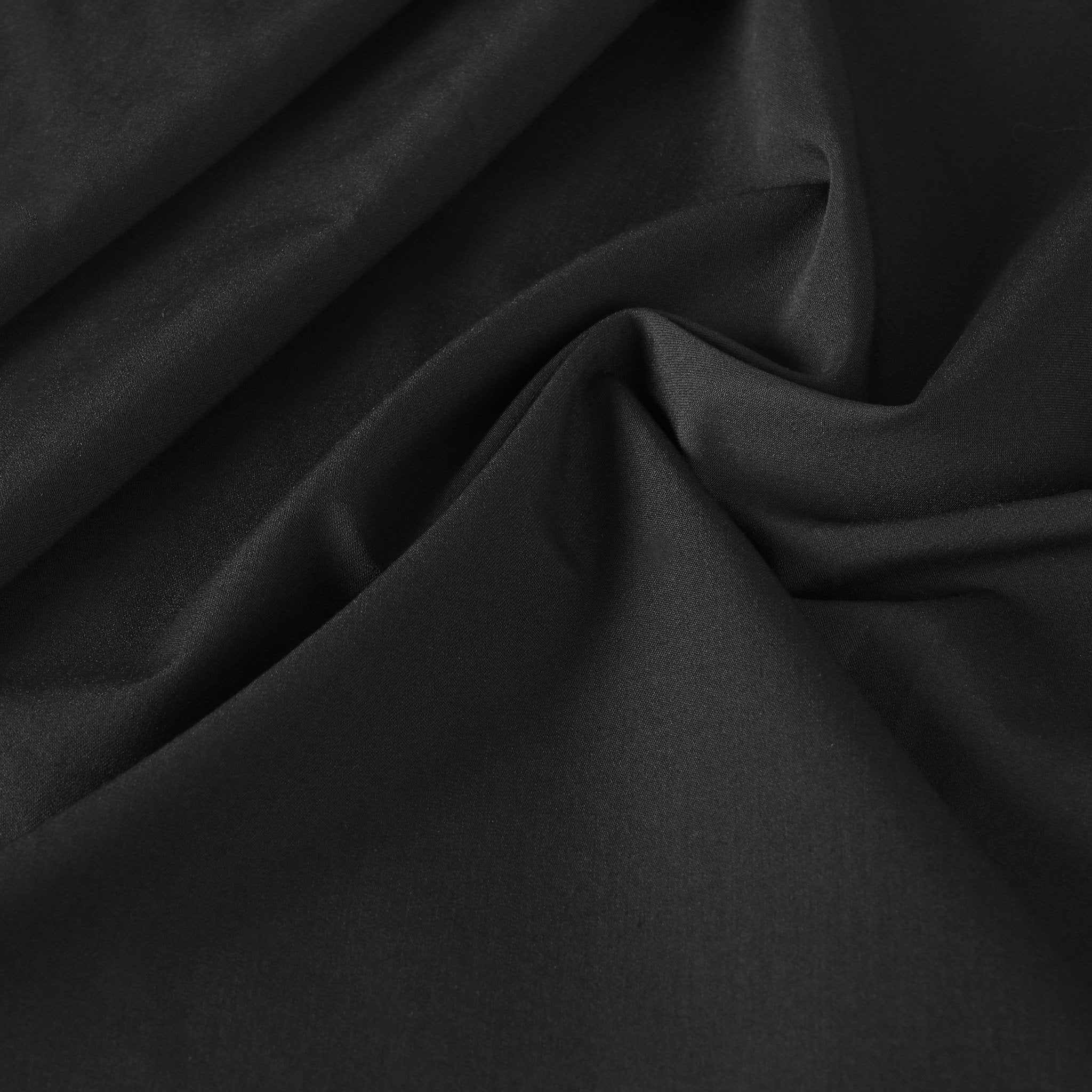 Black Stretchy Suiting Fabric 12045