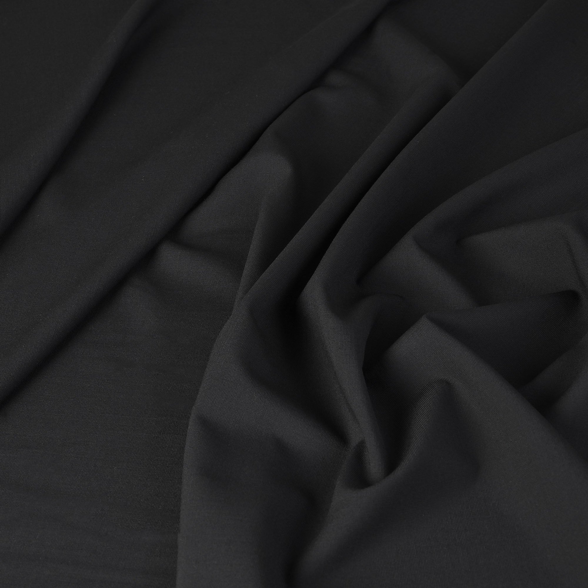 Black Stretchy Suiting Fabric 2233