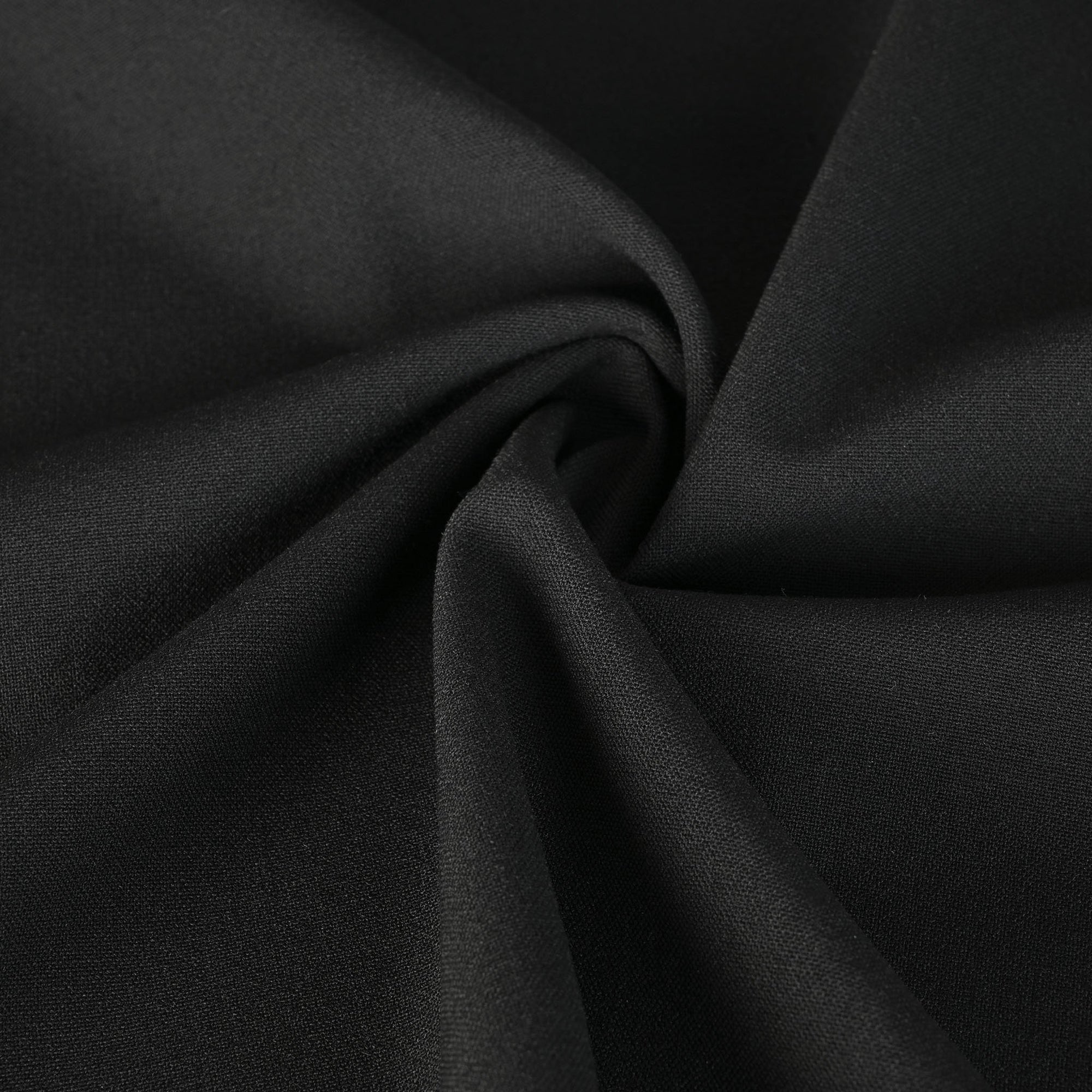Black Stretchy Suiting Fabric 72970