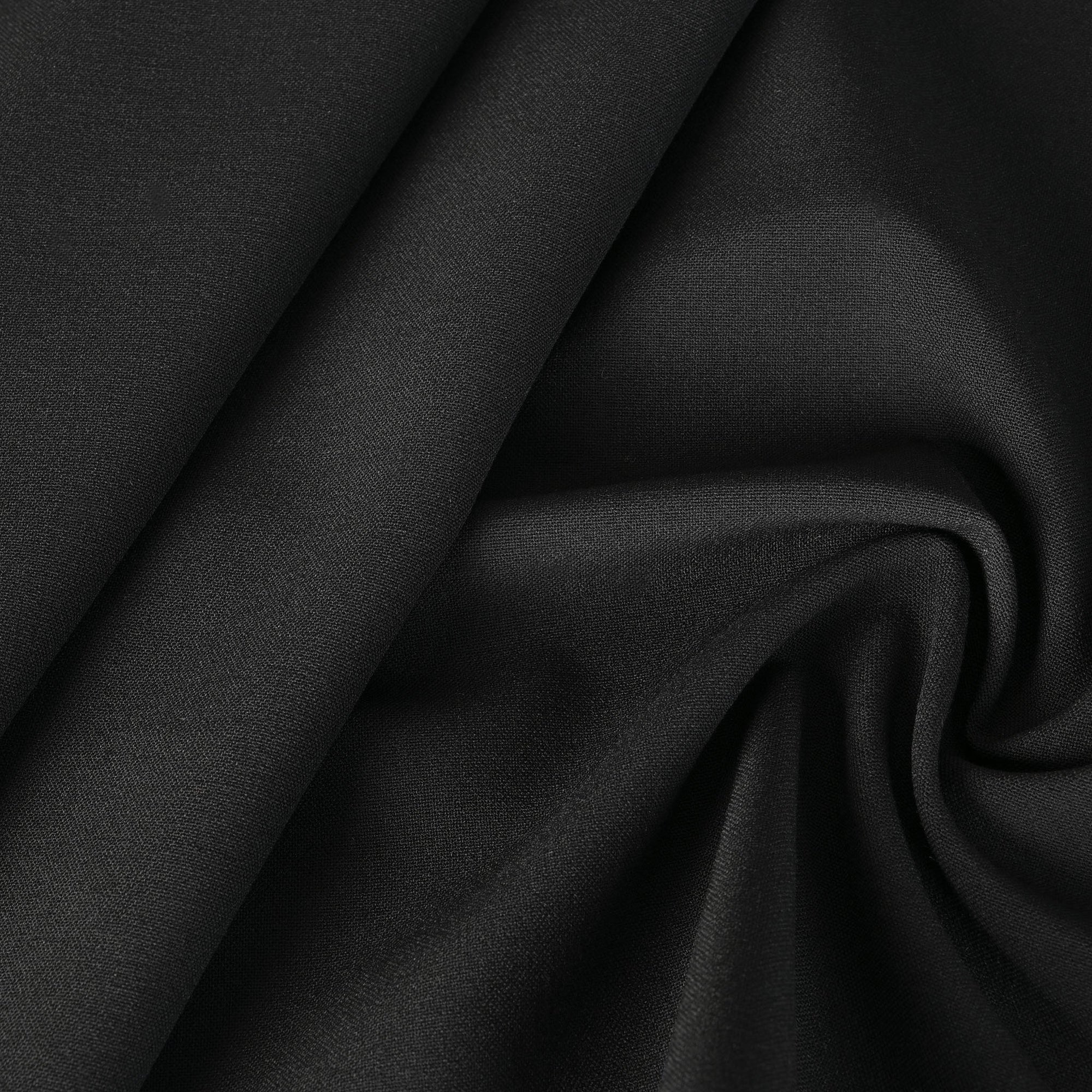 Black Stretchy Suiting Fabric 72970